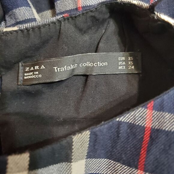 Zara Trafaluc Collection Plaid Tie Back Tank Top (XS) - Picture 10 of 10